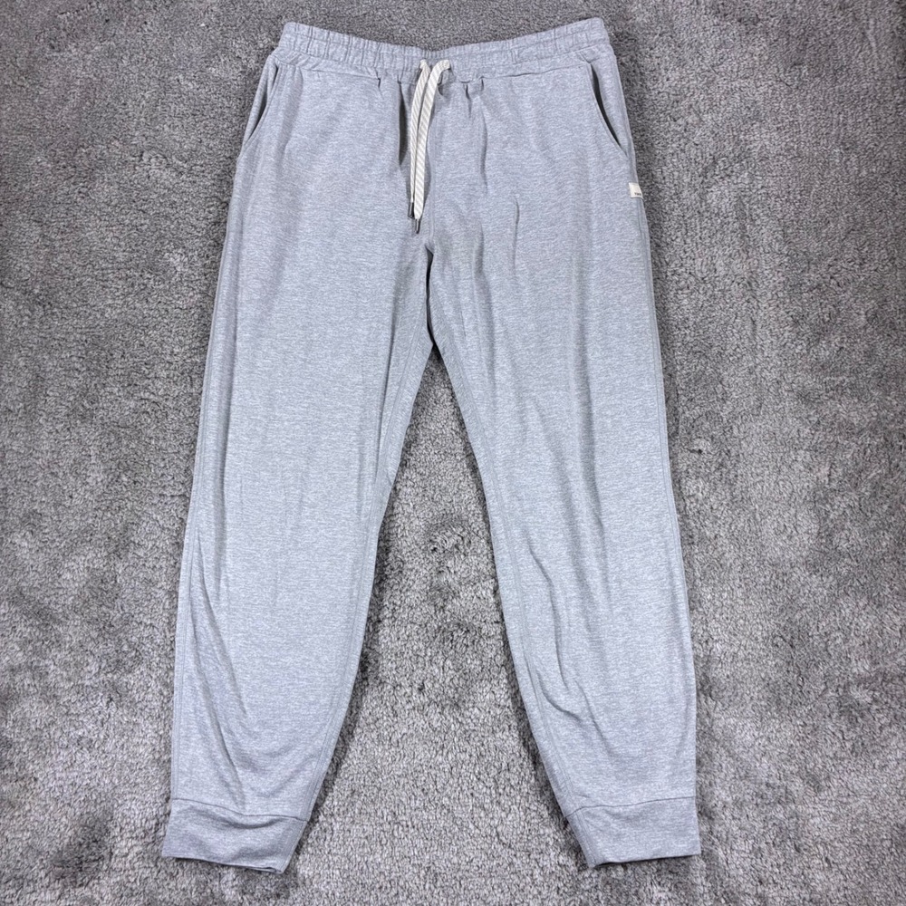 Vuori Performance Jogger Heather Gray DreamKnit Drawstring Sweatpants M VW303